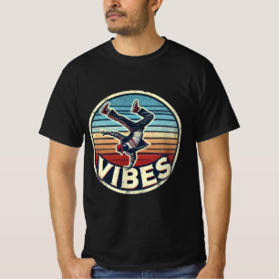 Retro Vibes: Breakdancer i Aktion Klassisk T-Shirt