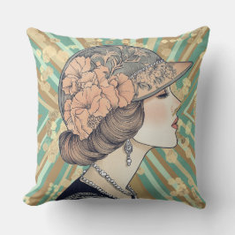 Retro Vibes Fashionable Dam Kudde