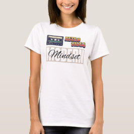 Retro Vibes Modern Mindset Inspirerande Estetik T Shirt