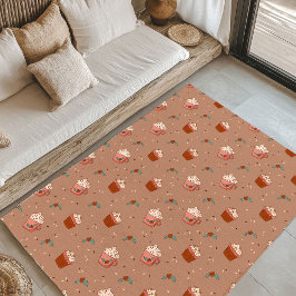Retro Vibes Rug Pastel Holiday Floor Décor