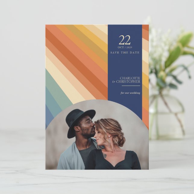 Retro Vibes Spara Datumet (Stående Fram)