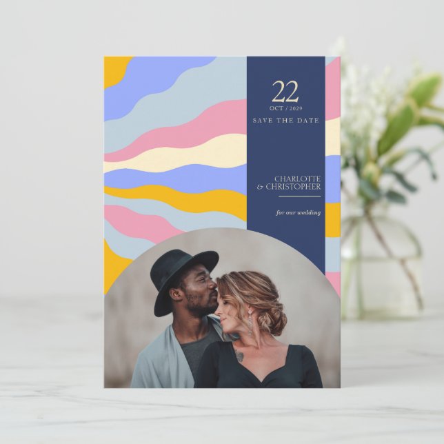 Retro Vibes Spara Datumet (Stående Fram)