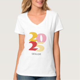 Retro Vibes Studenten 2024 Senior Personlig T Shirt