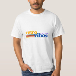 Retro Vibes Typografi T Shirt