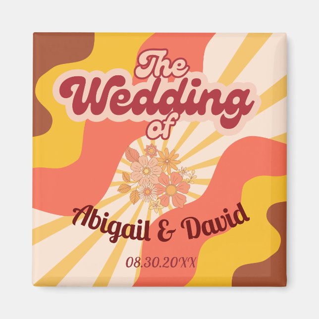 Retro Vibes Vintage Magnet (Framsidan)