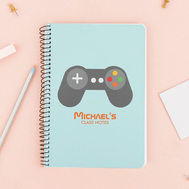 Retro Video Game Controller Anteckningsbok Med Spiral (Skapare uppladdad)