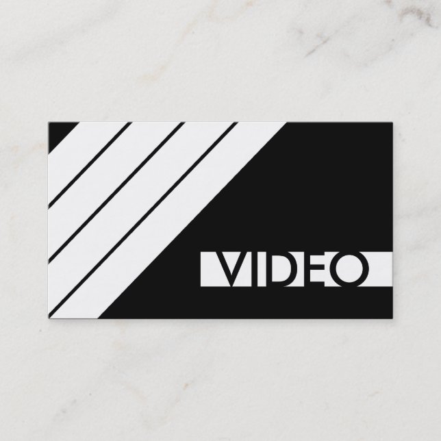 retro VIDEO Visitkort (Framsida)