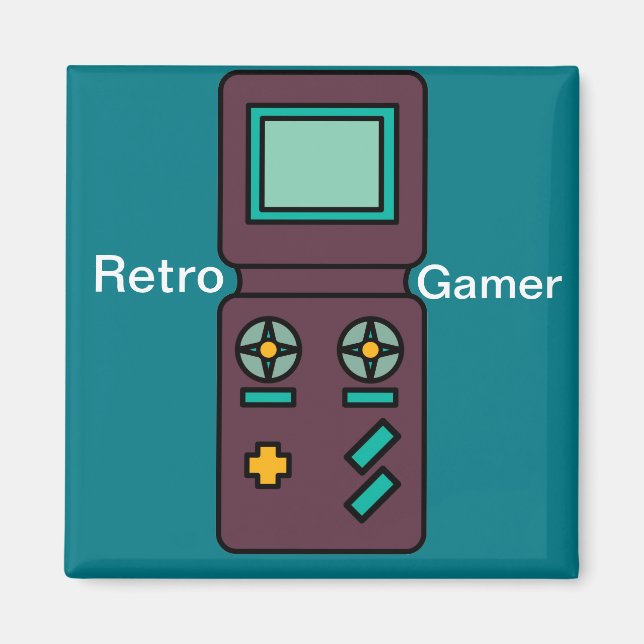 Retro-videospel Magnet (Framsidan)
