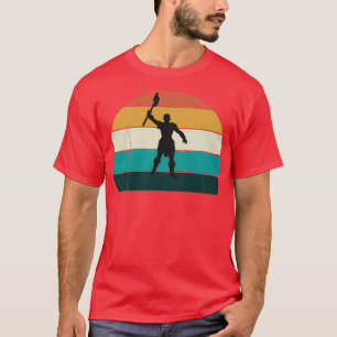 Retro Viking Barbarian Ax Fighter Battle Warrior T Shirt