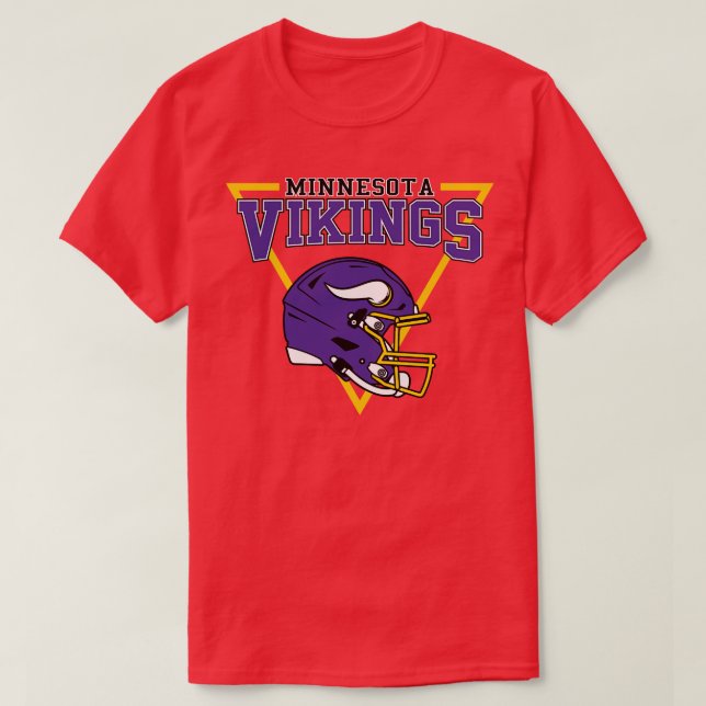 Retro Vikings T Shirt (Design framsida)