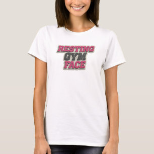 Retro VILA I GYMPAANSIKTE Konstnärligt Uttryck T Shirt