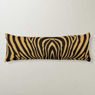 RETRO VILD ANIMAL PRINT MÖNSTER GULD BLACK STRIPED KROPPSKUDDE