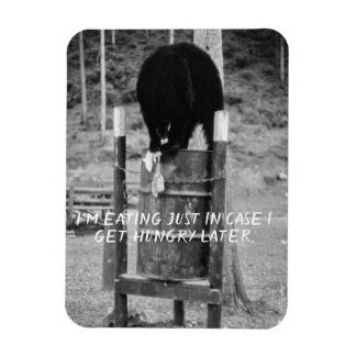 Retro Vild Black Bear Sopor Scavenging Sopor Magnet