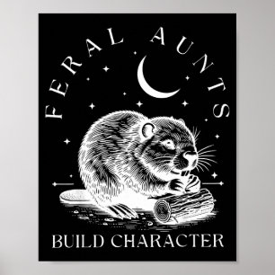 Retro vilda mostrar bygger karaktär Rollig ny most Poster