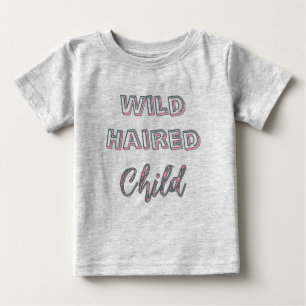 Retro Vildhårigt Barn T-Shirt