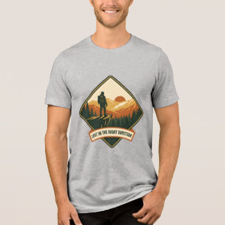 Retro Vindturgelberg T-Shirt - 70-talets natur