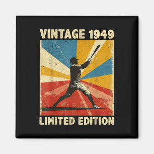 Retro Vintage 1949 Begränsad utgåva av Baseball Äl Magnet