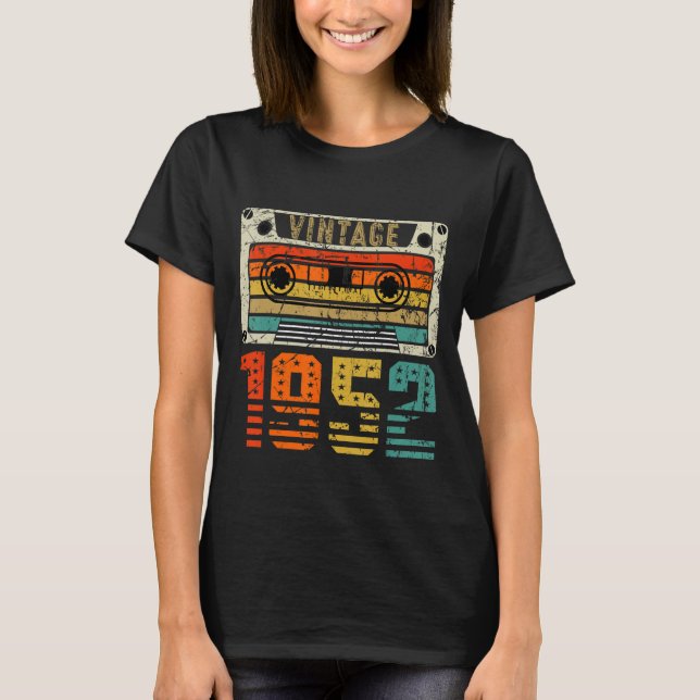 Retro Vintage 1952 71:a födelsedagen T Shirt (Framsida)