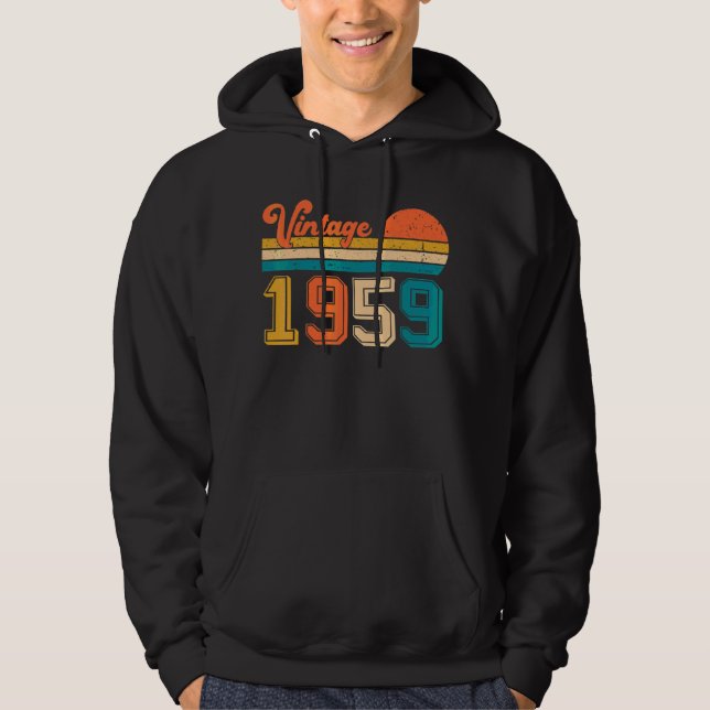 Retro-Vintage 1959 Hoodie (Framsida)