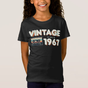 Retro Vintage 1967 Nostalgiskt födelsedag Manar Kv T Shirt