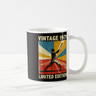Retro Vintage 1971 Begränsad utgåva av Baseball Äl Kaffemugg