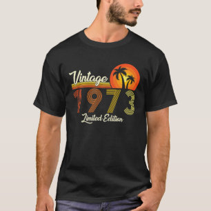 Retro Vintage 1973 49 Födelsedag 49 år gammal Ma T Shirt