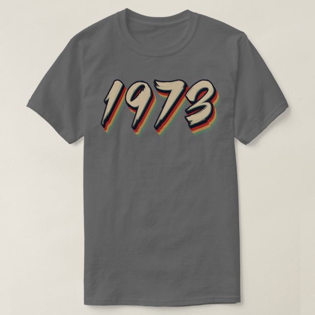 Retro-Vintage 1973 T Shirt (Design framsida)