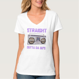 Retro, vintage, 1980-talets t-shirt