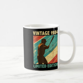 Retro Vintage 1984 Begränsad utgåva av Baseball Äl Kaffemugg