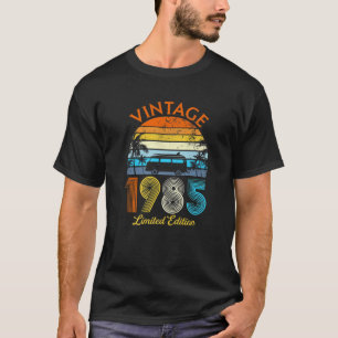 Retro Vintage 1985 Begränsad Edition 37:e födelsed T Shirt