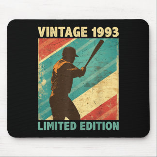 Retro Vintage 1993 Begränsad utgåva av Baseball Äl Musmatta