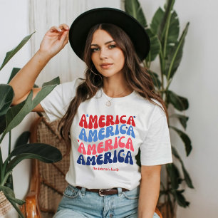 Retro Vintage 4:e juli självständighetsdag T Shirt