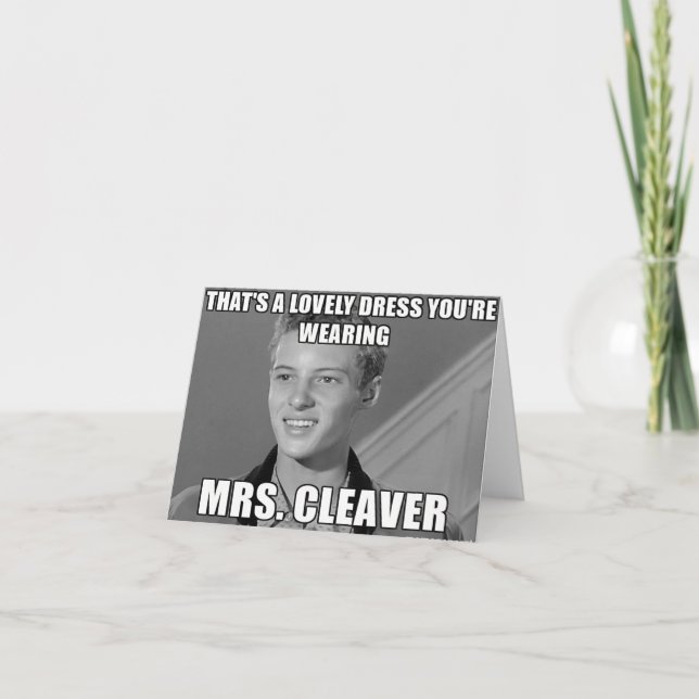 Retro Vintage 60s Kort (Framsida)