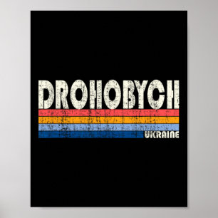 Retro Vintage 70- och 80-tals stil Droho Poster