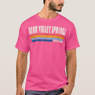 Retro Vintage 70-talet, 80-tal, Vår, Stil Bear Val T Shirt
