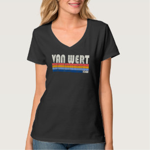 Retro Vintage 70-talet Stil Van Wert Iowa T Shirt