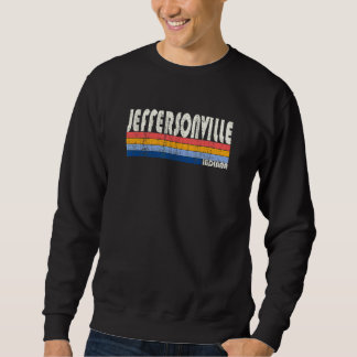 Retro Vintage 70-talets Stil Jeffersonville Indian Lång Ärmad Tröja
