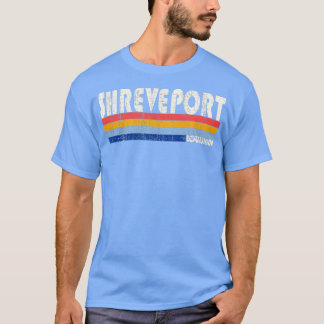 Retro Vintage 70-talets Stil Shavslöjport Louisian T Shirt