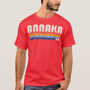 Retro Vintage 70s, 80:e Stil Annaka, Japan T Shirt