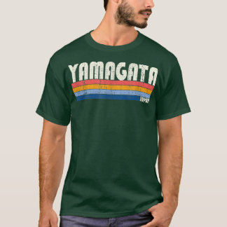 Retro Vintage 70s, 80:e Stil Yamagata, Japan T Shirt