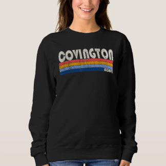 Retro Vintage 70s, 80-tal Stil Covington Indiana T Shirt