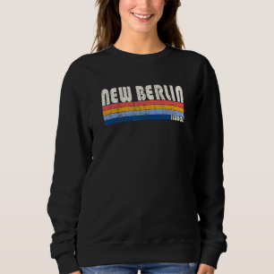 Retro Vintage 70s 80-tal Stil New Berlin Illinois T Shirt