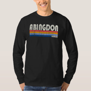 Retro Vintage 70s, 80s Stil Abingdon Illinois T Shirt