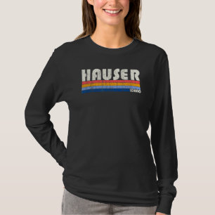 Retro Vintage 70s, 80s Stil Hauser-ID T Shirt