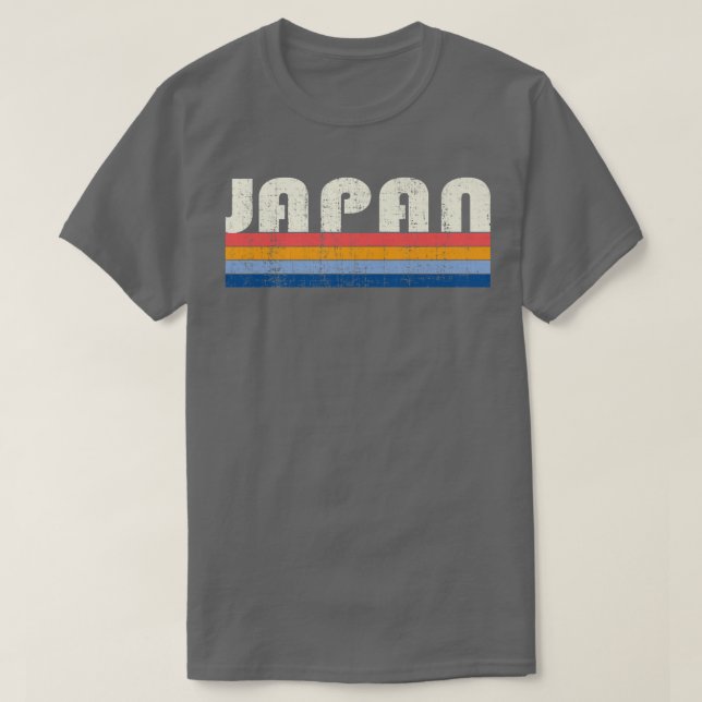 Retro Vintage 70s 80s Style Japan  T Shirt (Design framsida)