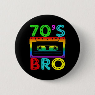 Retro Vintage 70's Bro for Halloween Family Matchi Knapp