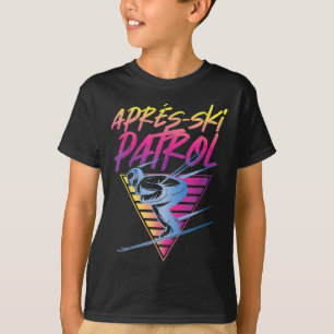 Retro Vintage 80s Apres Ski Patrol T Shirt