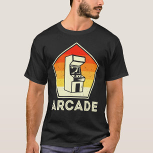 Retro Vintage 80s-spelaren Arcade Video Game Maski T Shirt