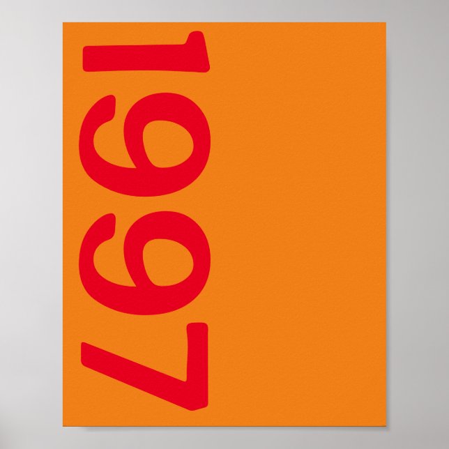 Retro Vintage 90s Anpassningsbar - Personlig Poster (Framsidan)