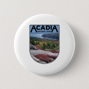 Retro Vintage Acadia National Park Maine Island Knapp